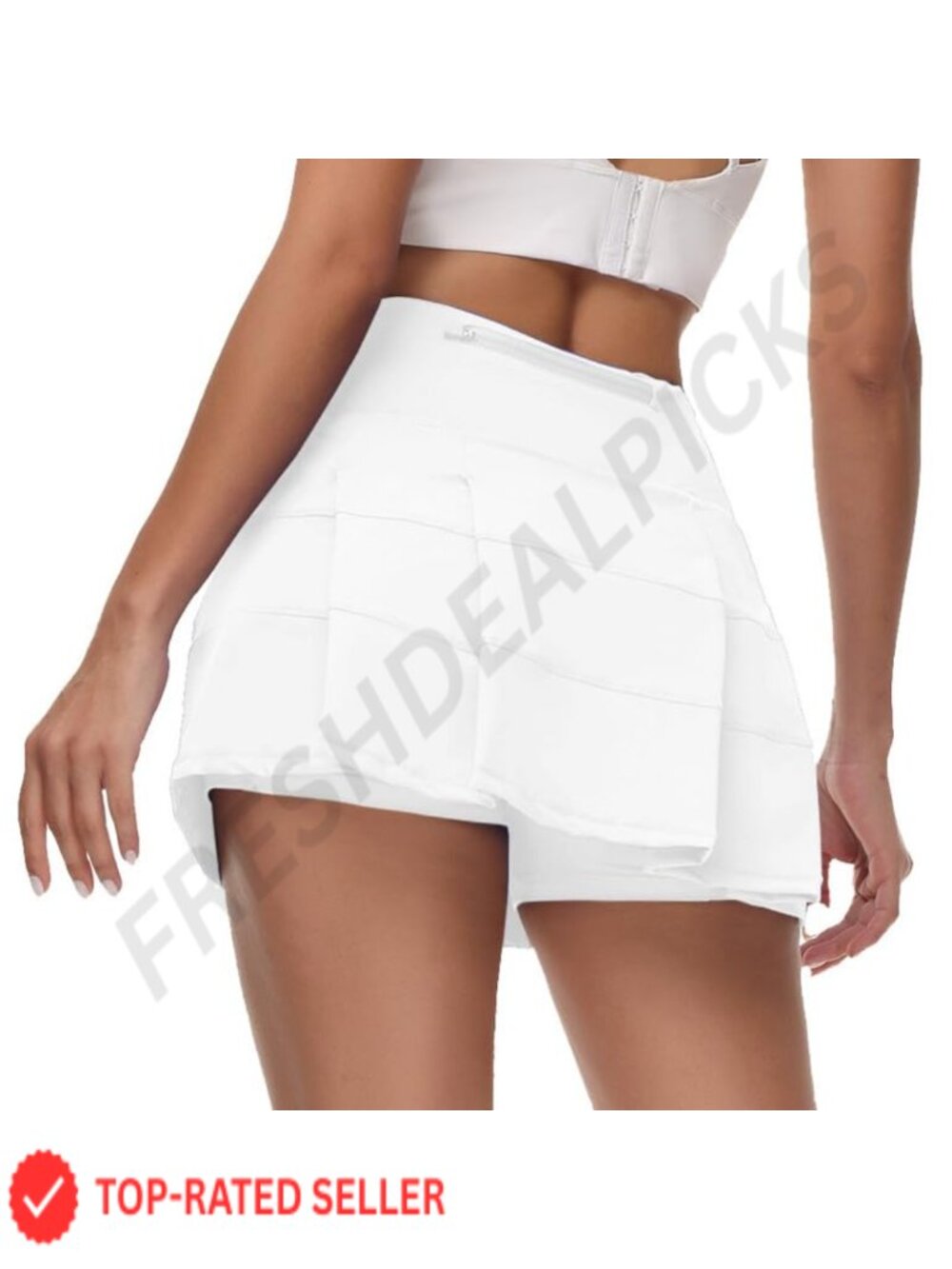 Women's High Waisted Tennis Skort with Pockets Pleated Golf Athletic Skirt